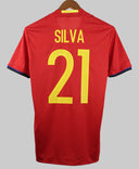 Spain 2016 David Silva Home Kit (S)