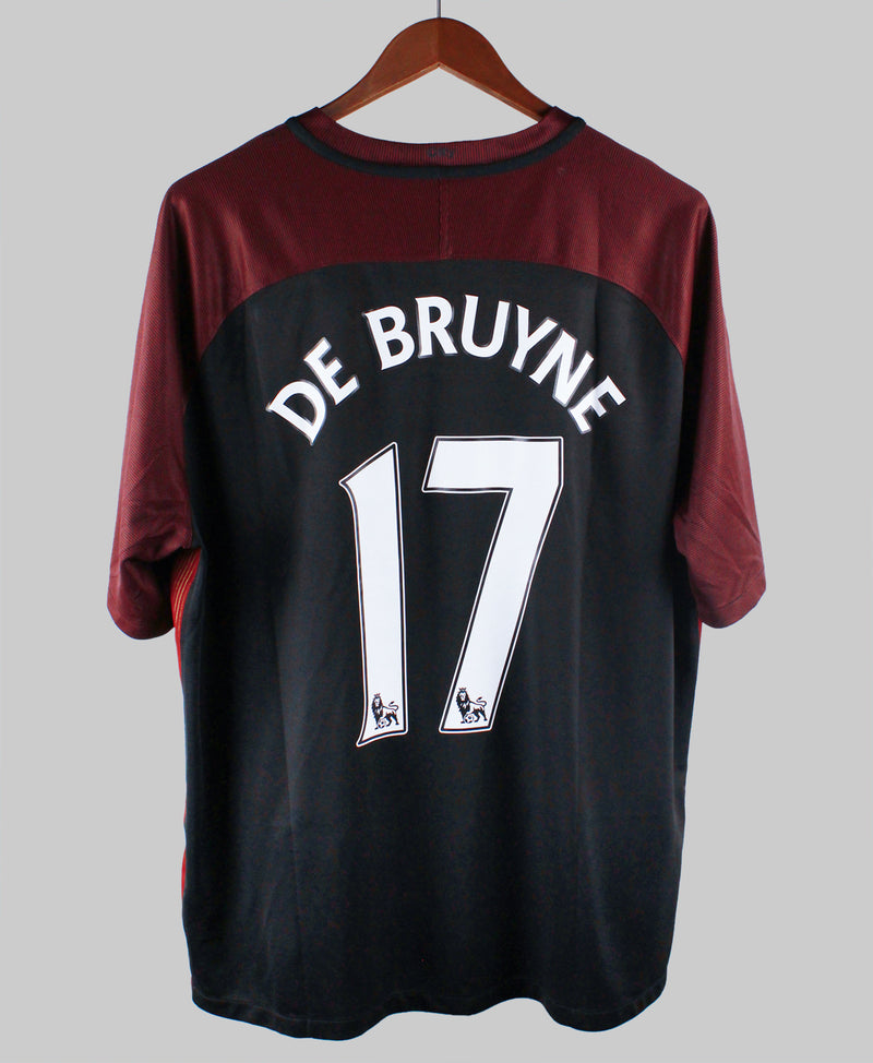Manchester City 2016-17 De Bruyne Away Kit (2XL)