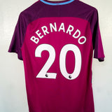 Manchester City 2017-18 Bernardo Away Kit (L)