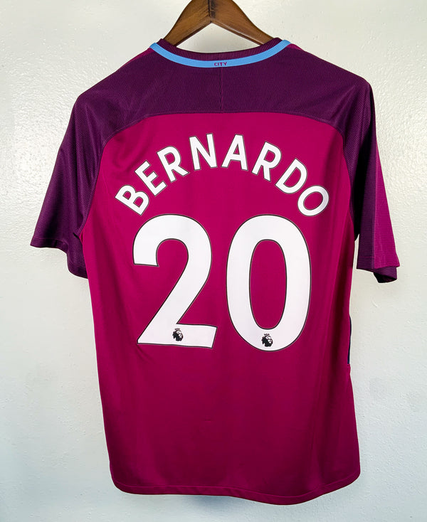 Manchester City 2017-18 Bernardo Away Kit (L)