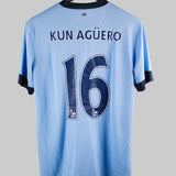 Manchester City 2014-15 Kun Aguero Home Kit (L)