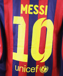 Barcelona 2013-14 Messi Home Kit (M)