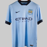 Manchester City 2014-15 Kun Aguero Home Kit (L)