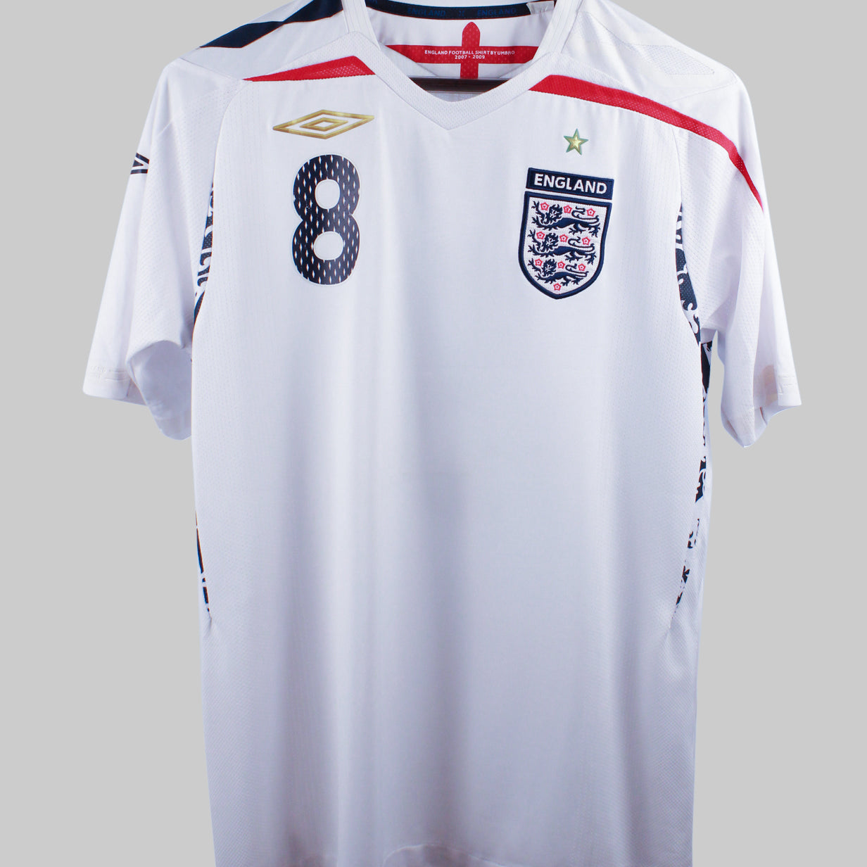 England 2007-08 Gerrard Home Kit (M)