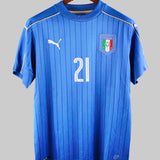 Italy 2016-17 Pirlo Home Kit (M)