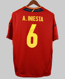 Spain 2012 A. Iniesta Home Kit W/ Tags (L)
