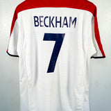 England 2004 Beckham Home Kit (XL)