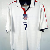 England 2004 Beckham Home Kit (XL)