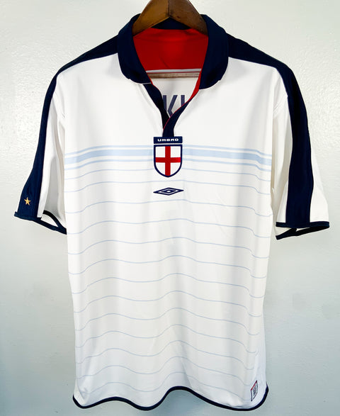 England 2004 Beckham Home Kit (XL)