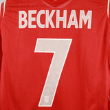 England 2004 Beckham Long Sleeve Away Kit (S)