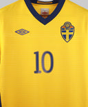 Sweden 2010 Ibrahimovic Home Kit (L)