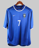 Brazil 2000-01 Ronaldinho Away Kit (L)