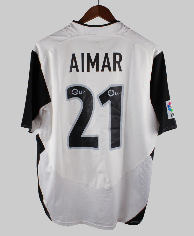 Valencia 2003-04 Aimar Home Kit  (L)