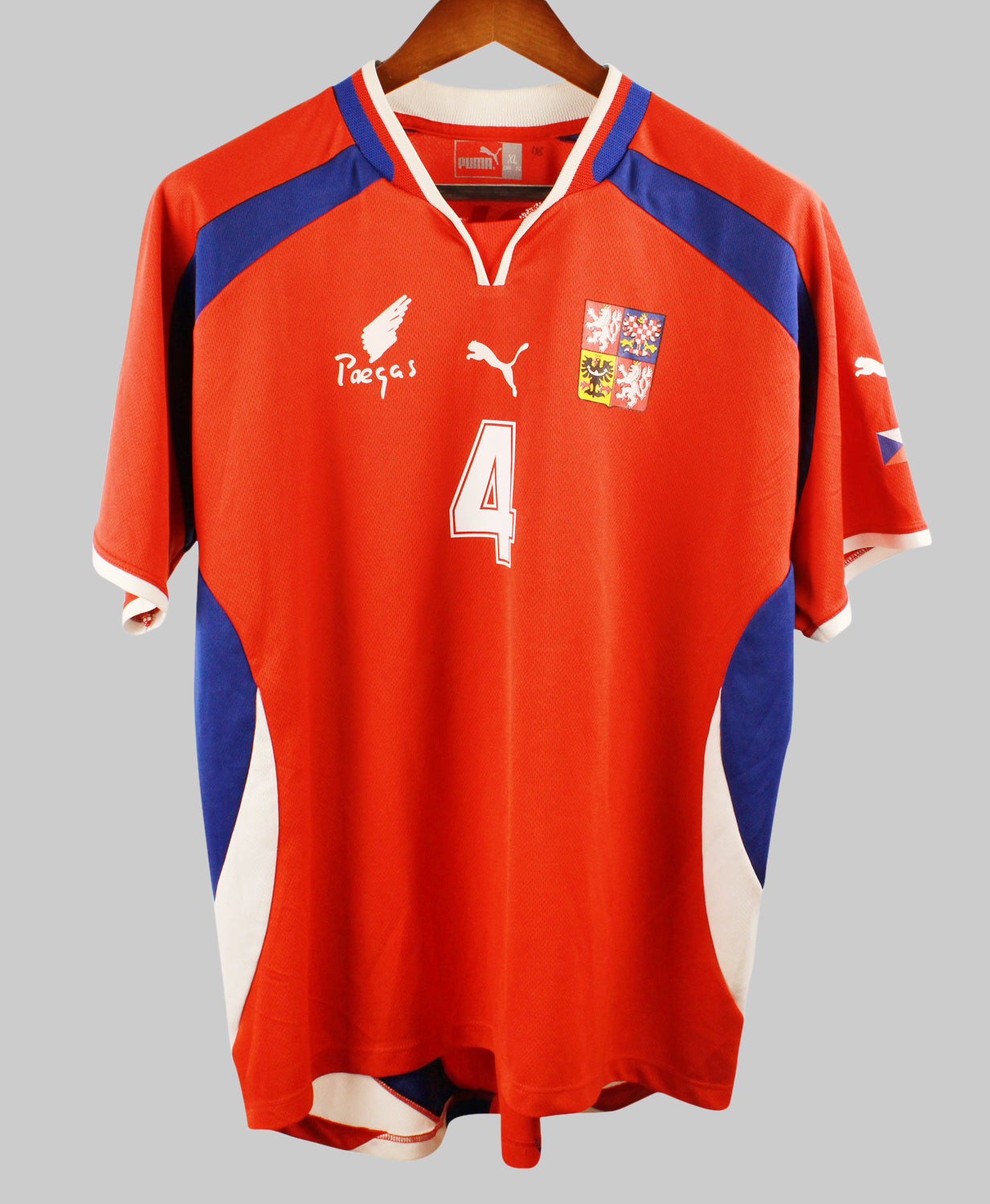 Czech Republic 2000-01 Nedved Home Kit  (XL)