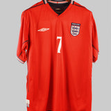 England 2002 Beckham Reversible Away Kit (XL)