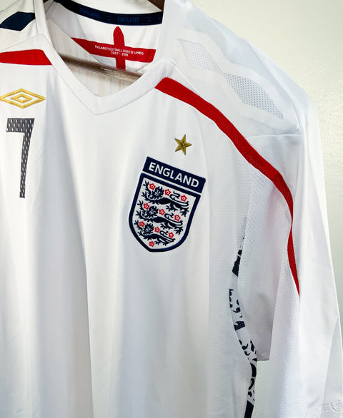 England 2008 Beckham Home Kit (2XL)