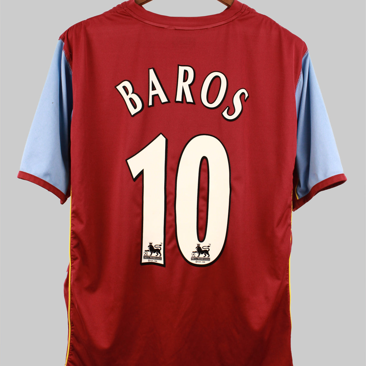 Aston Villa 2005-06 Baros Home Kit (L)