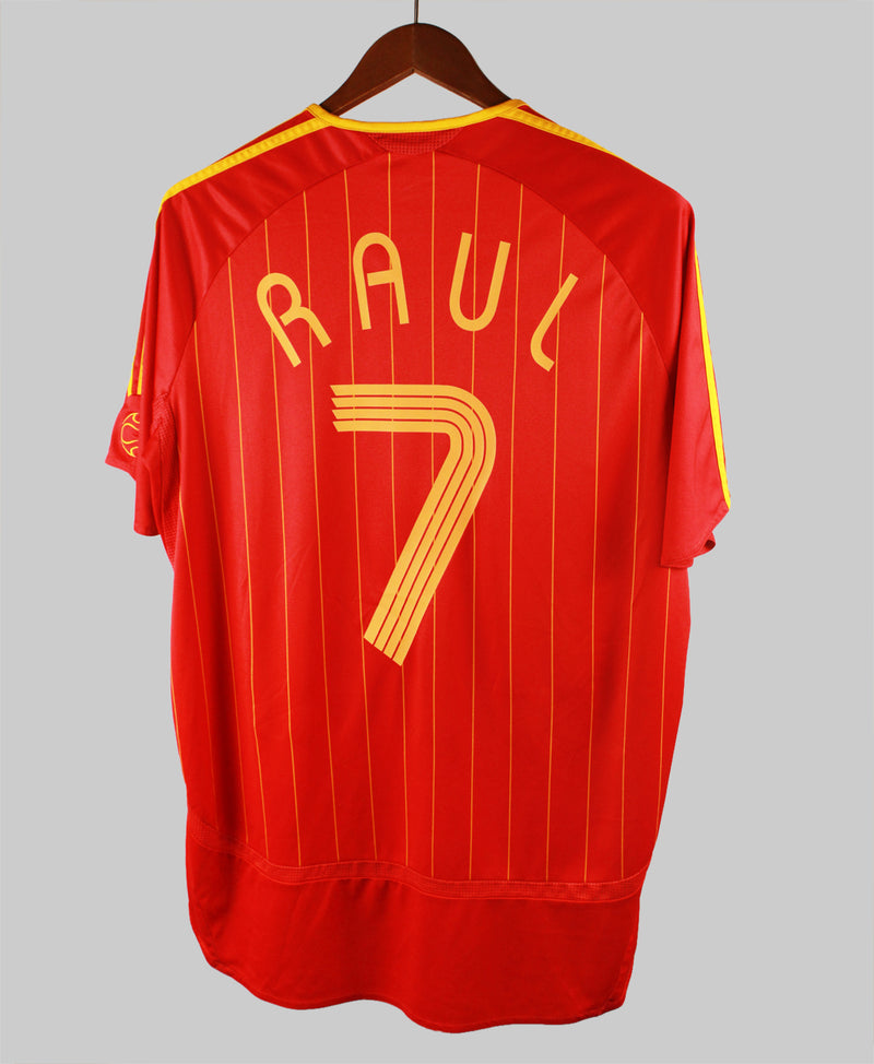 Spain 2005-06 Raul Home Kit (L)