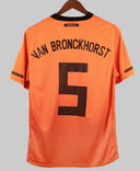 Netherlands 2010 Van Bronckhorst Home Kit (M)