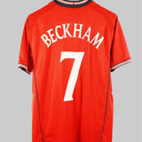England 2002 Beckham Reversible Away Kit (L)