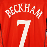 England 2002 Beckham Reversible Away Kit (L)