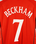England 2002 Beckham Reversible Away Kit (L)