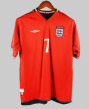 England 2002 Beckham Reversible Away Kit (L)