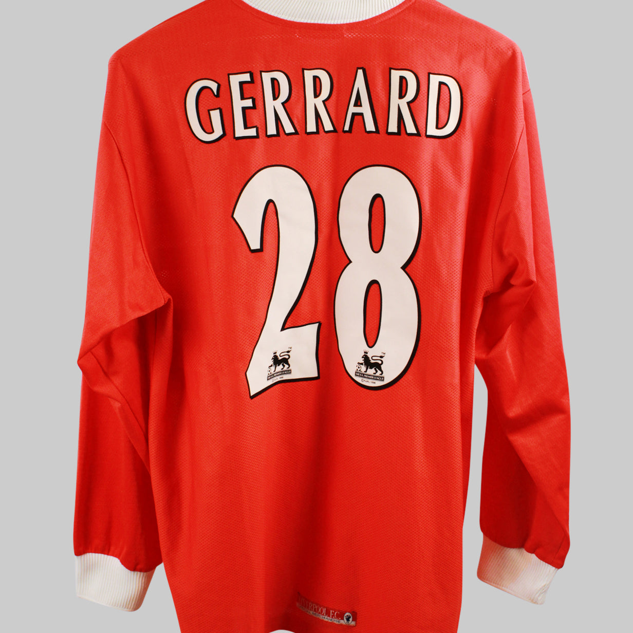 Liverpool 1998-99 Gerrard Home Long Sleeve Kit  (XL)