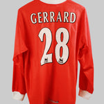 Liverpool 1998-99 Gerrard Home Long Sleeve Kit  (XL)