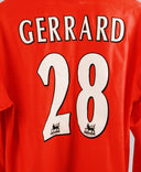 Liverpool 1998-99 Gerrard Home Long Sleeve Kit  (XL)