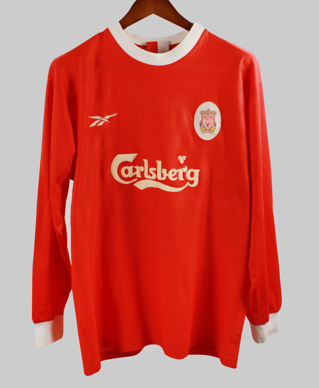 Liverpool 1998-99 Gerrard Home Long Sleeve Kit  (XL)