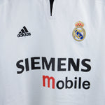 Real Madrid 2003-04 R. Carlos Home Kit  (L)