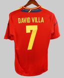 Spain 2012 David Villa Home Kit W/ Tags (S)