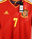Spain 2012 David Villa Home Kit W/ Tags (S)