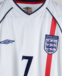 England 2001-02 Beckham Home Kit (M)