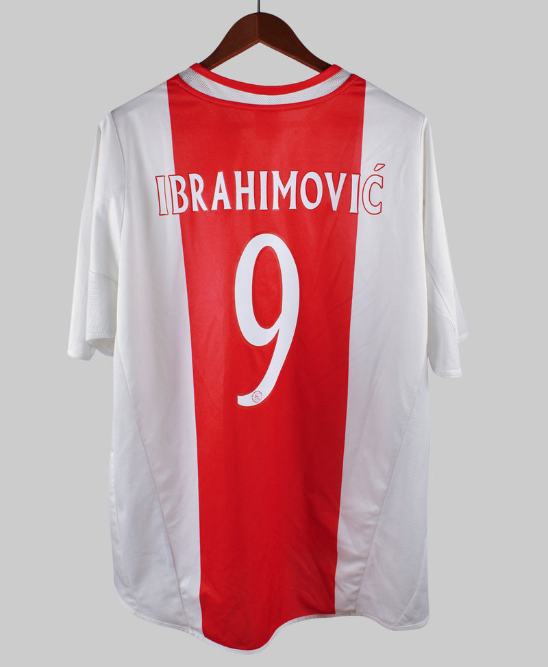 Ajax 2004-05 Ibrahimovic Home Kit (2XL)