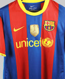 Barcelona 2010-11 David villa Home Kit  (M)
