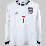 England 2000-01 Beckham Home Kit  (XL)