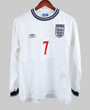 England 2000-01 Beckham Home Kit  (XL)