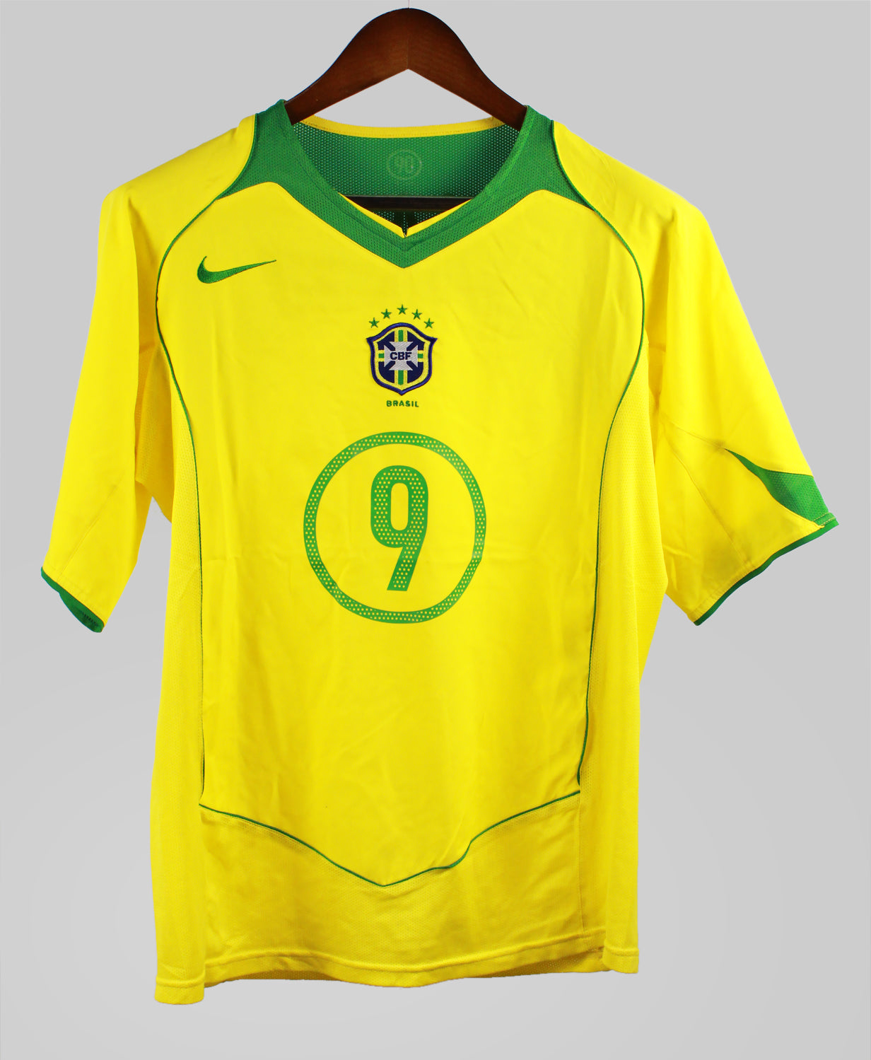Brazil 2004-05 Ronaldo Home Kit  (M)