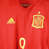 Spain 2016-17 Aduriz Short Sleeve Home Kit (S)