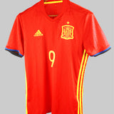 Spain 2016-17 Aduriz Short Sleeve Home Kit (S)