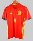 Spain 2016-17 Aduriz Short Sleeve Home Kit (S)