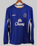Everton 2005-06 Cahill Long Sleeve Home Kit (M)