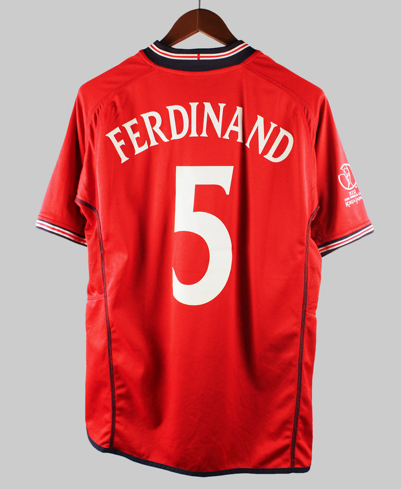 England 2002-03 Ferdinand Away Kit (XL)