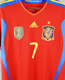 Spain 2010-11 David Villa Home Kit (M)