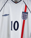 England 2001-02 Owen Home Kit (L)