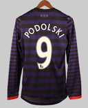 Arsenal 2012-13 Podolski Player Issue Long Sleeve Away Kit (S)