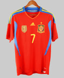Spain 2010-11 David Villa Home Kit (M)