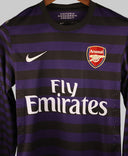 Arsenal 2012-13 Podolski Player Issue Long Sleeve Away Kit (S)